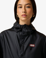 Unisex Black Downpour Izzy PU Hooded Jacket