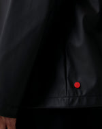 Unisex Black Downpour Izzy PU Hooded Jacket