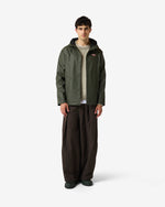 Unisex Kambaba Green Downpour Izzy PU Hooded Jacket