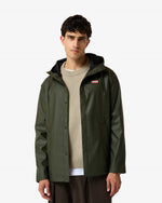 Unisex Kambaba Green Downpour Izzy PU Hooded Jacket