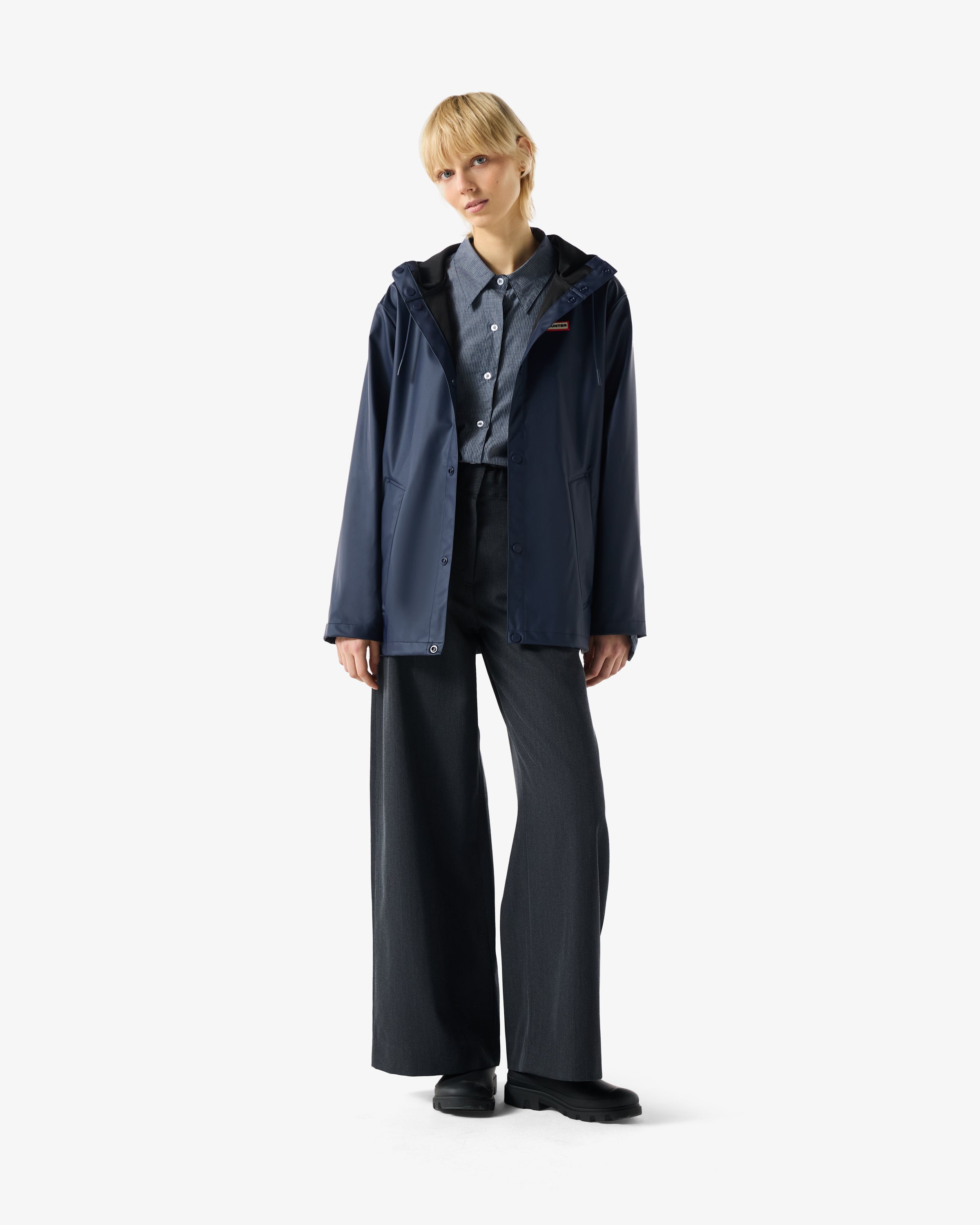 Unisex Nightsky Downpour Izzy PU Hooded Jacket – Hunter Boots UK