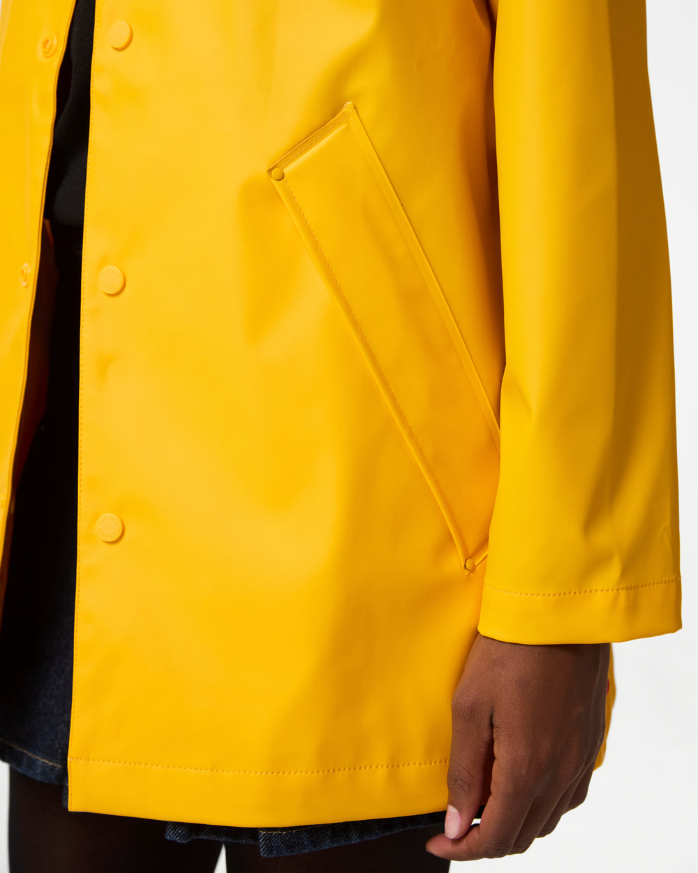 Unisex Gold Fusion Downpour Andrea PU Rain Coat