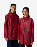 Unisex Merlot Downpour Jo PU Rain Parka