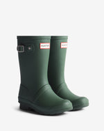Original Big Kids (5-11 Years) Green Insulated Wellington Boot