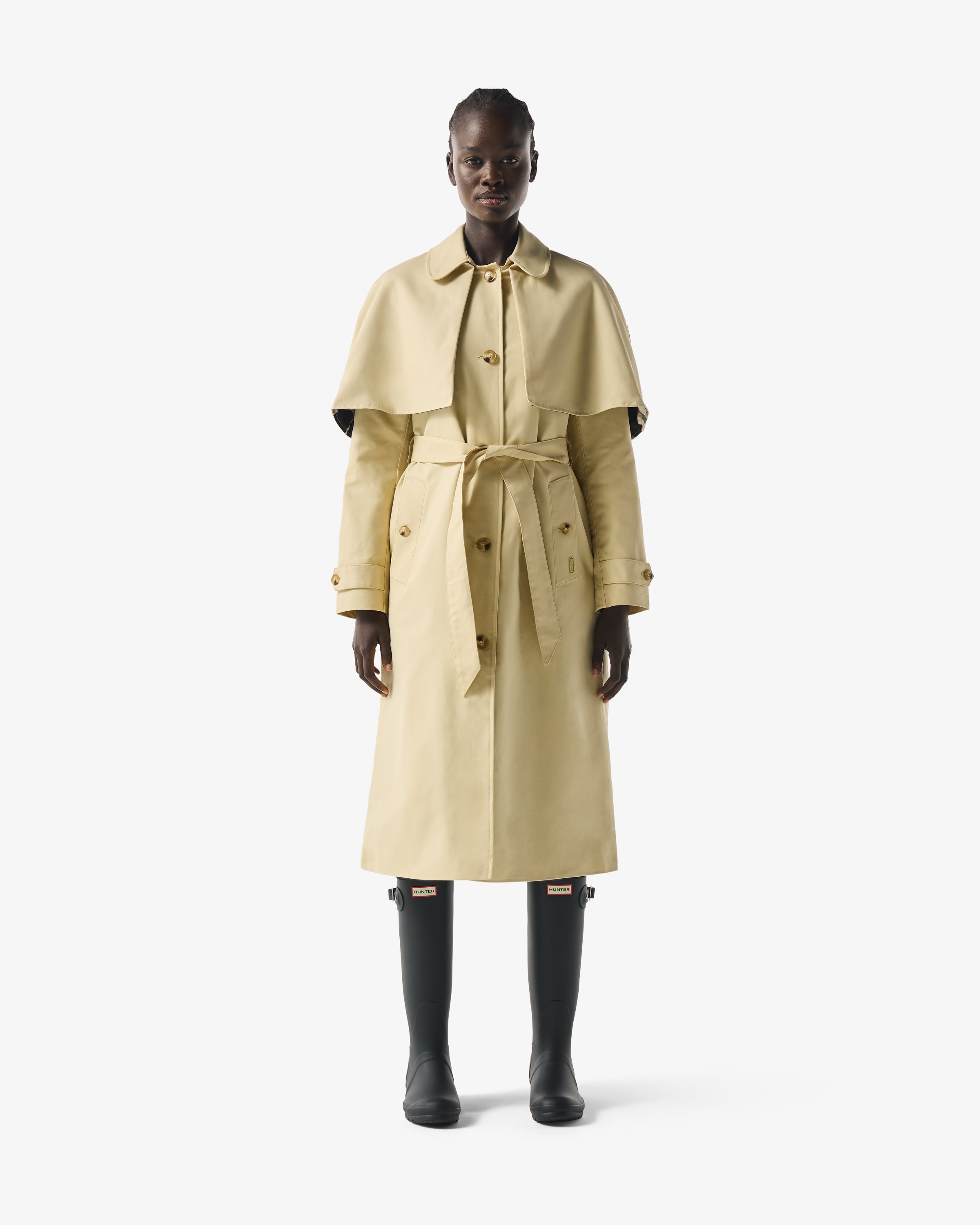 Women's Gravel Keltie Cape Trench – Hunter Boots UK