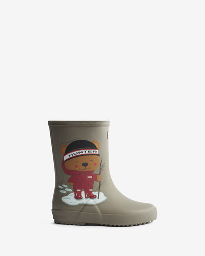 Original Kids First (18 Months-8 Years) Kettle Bear Print Insulated Boot