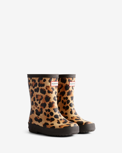 Original Kids First (18 Months-8 Years) Leopard Print Wellington Boots