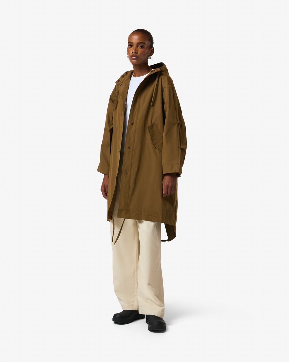 Women's Golden Brown Green Leslie Parka