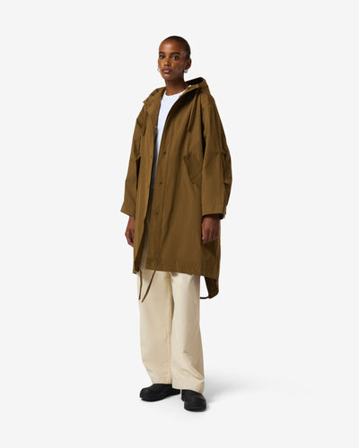 Women's Golden Brown Green Leslie Parka