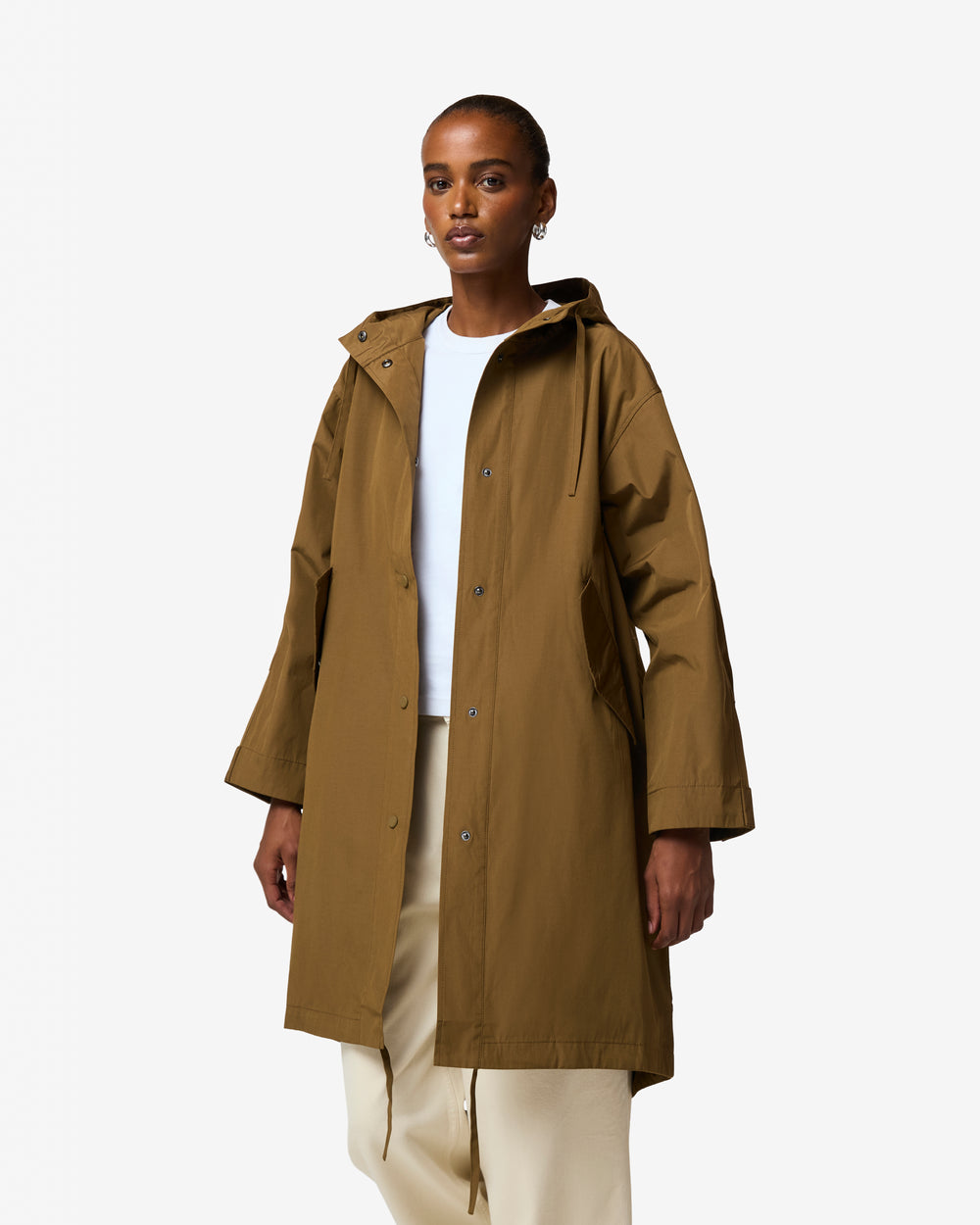 Women's Golden Brown Green Leslie Parka