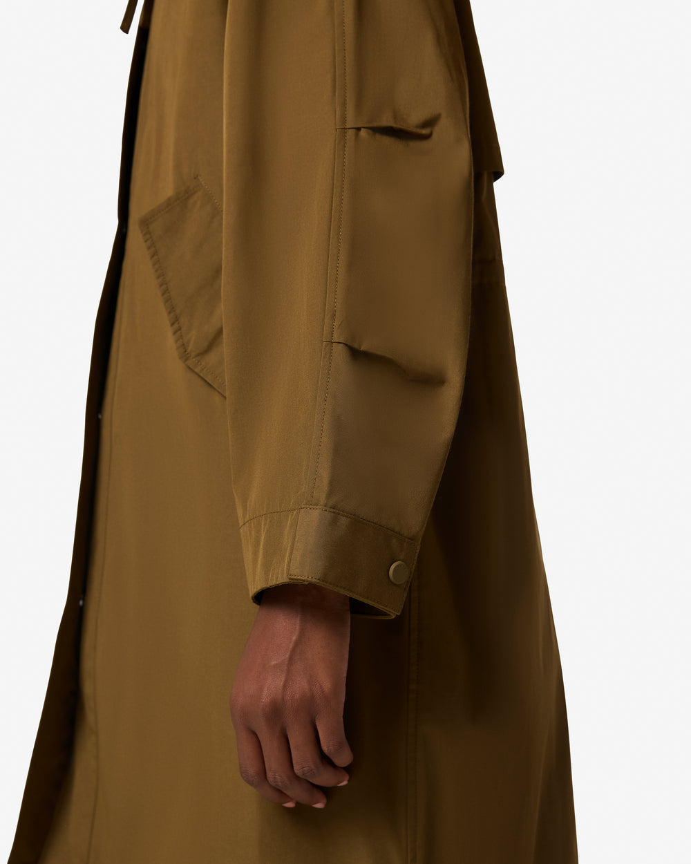 Women's Golden Brown Green Leslie Parka