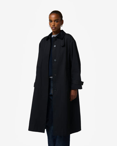 Women's Black Ley Long Coat