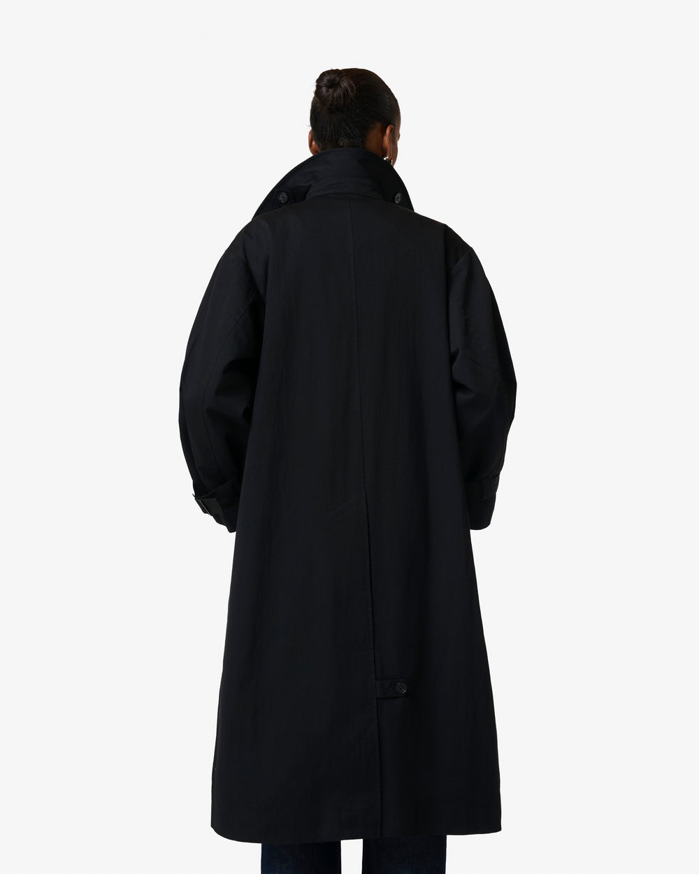 Women's Black Ley Long Coat