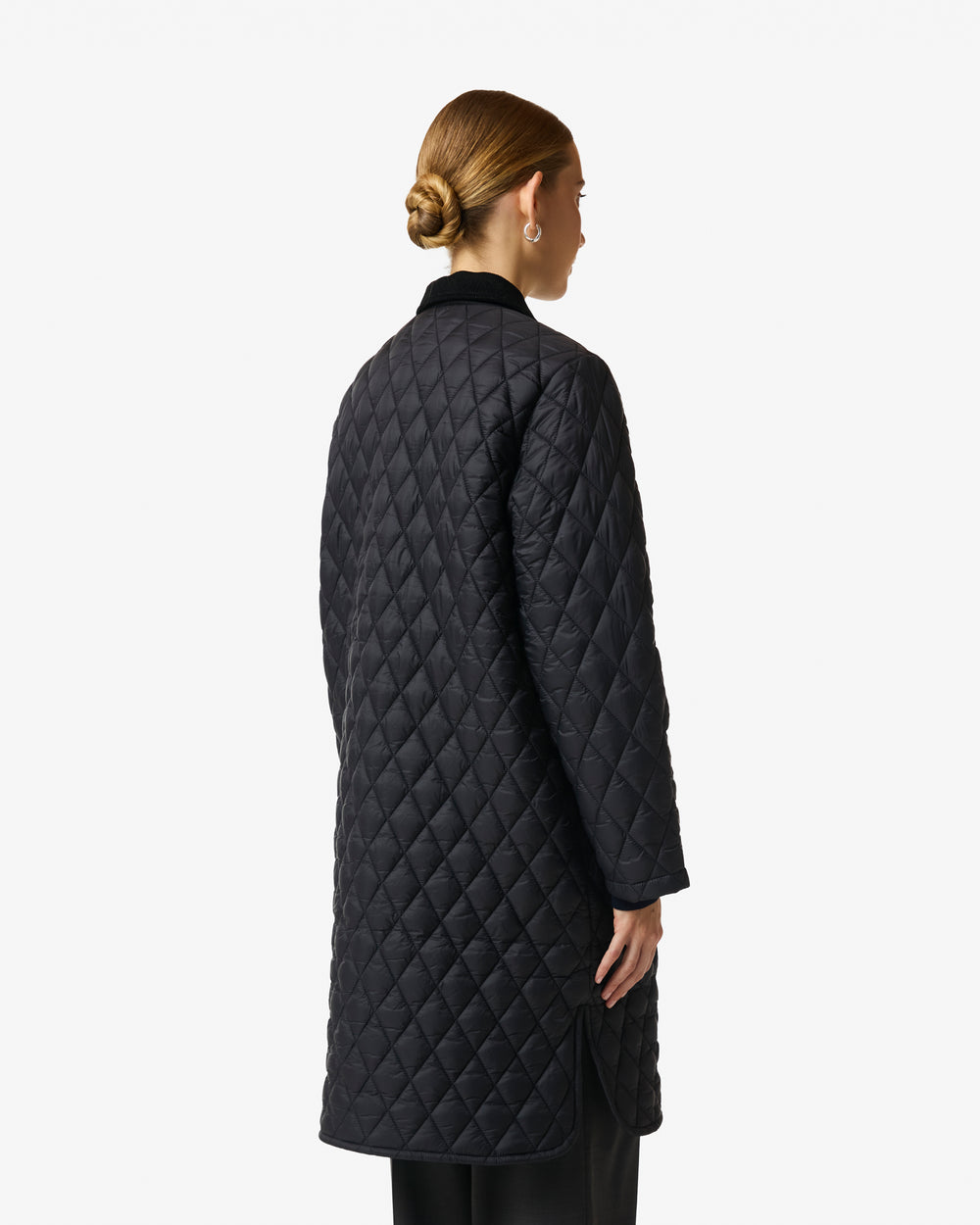 Women's Black Lily Quilted Coat