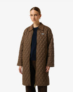 Women's Brown Lily Quilted Coat