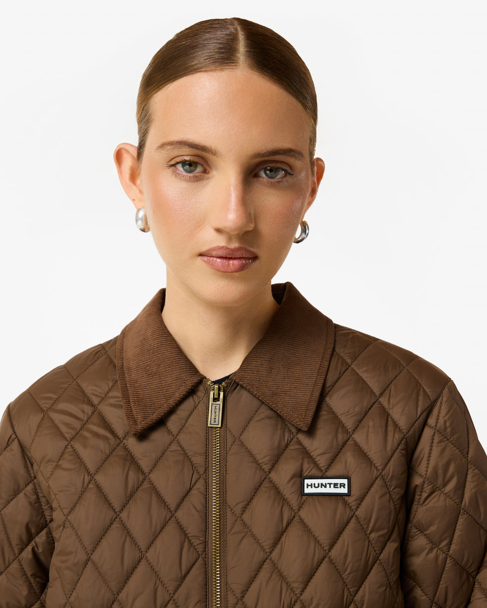 Women's Brown Lily Quilted Coat