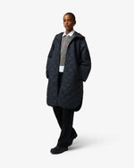 Women's Black Lyne Quilted Parka
