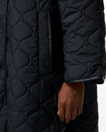 Women's Black Lyne Quilted Parka