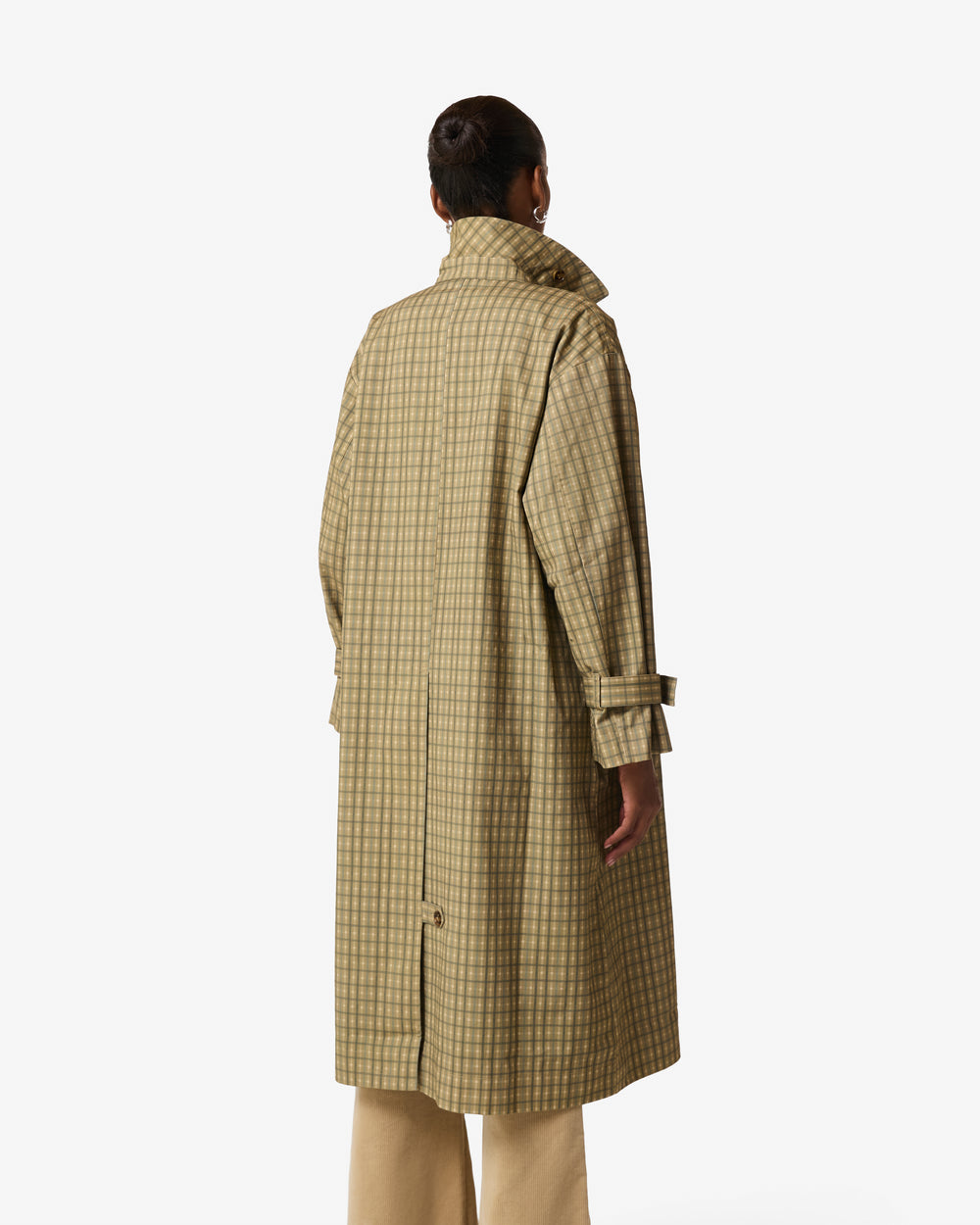 Women's Kelp Check Meagan Check Coat