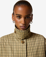 Women's Kelp Check Meagan Check Coat