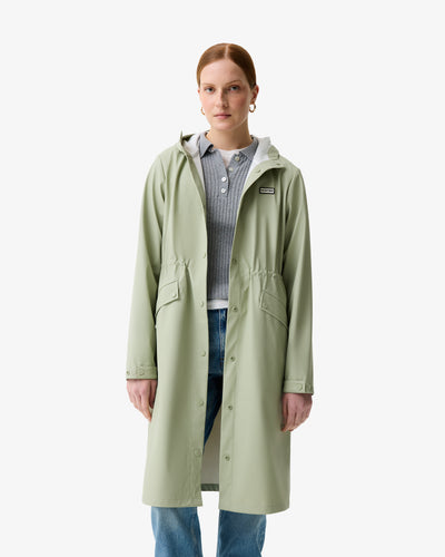 Women's Melissa PU Long Windbreaker