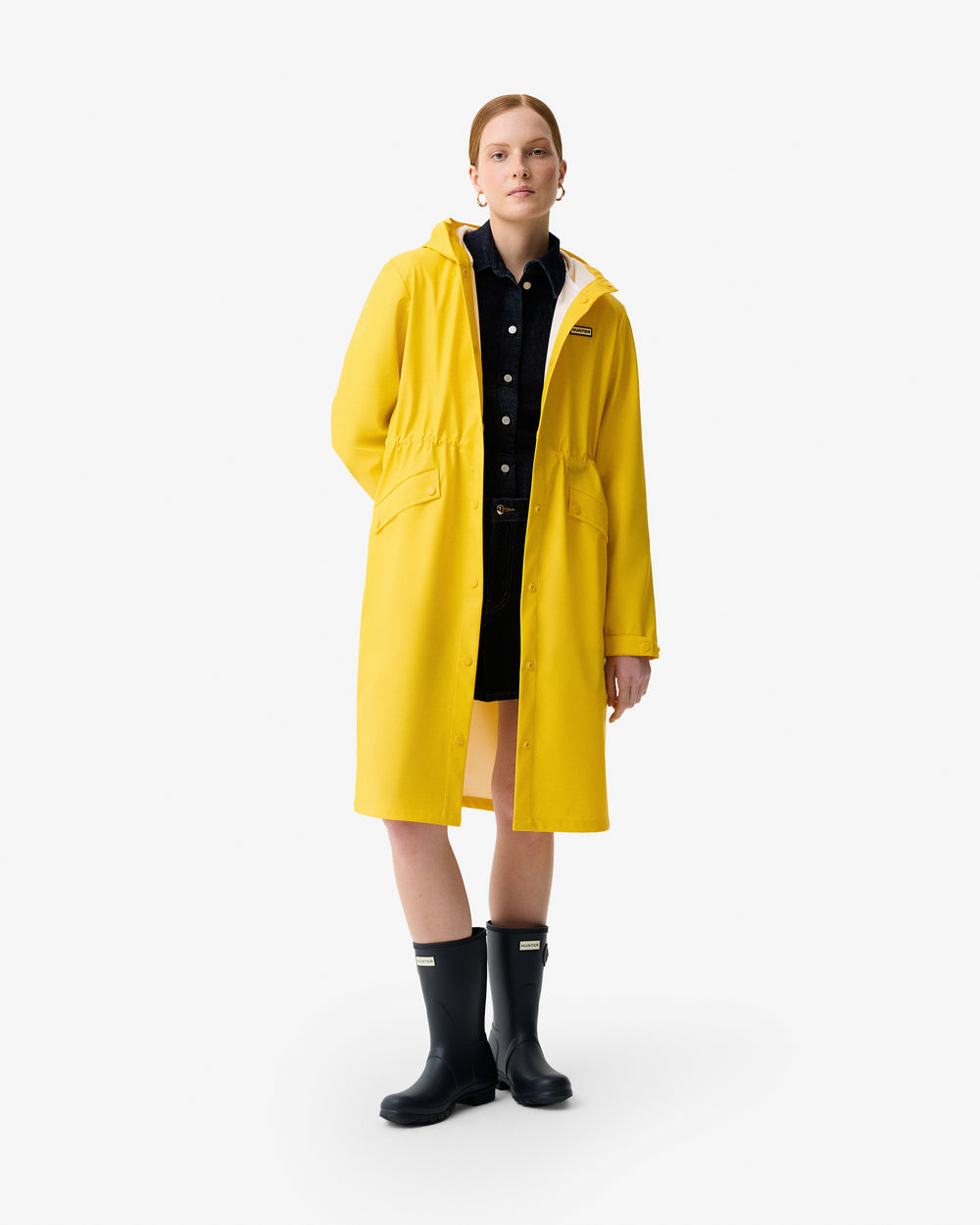 Women's Melissa PU Long Windbreaker