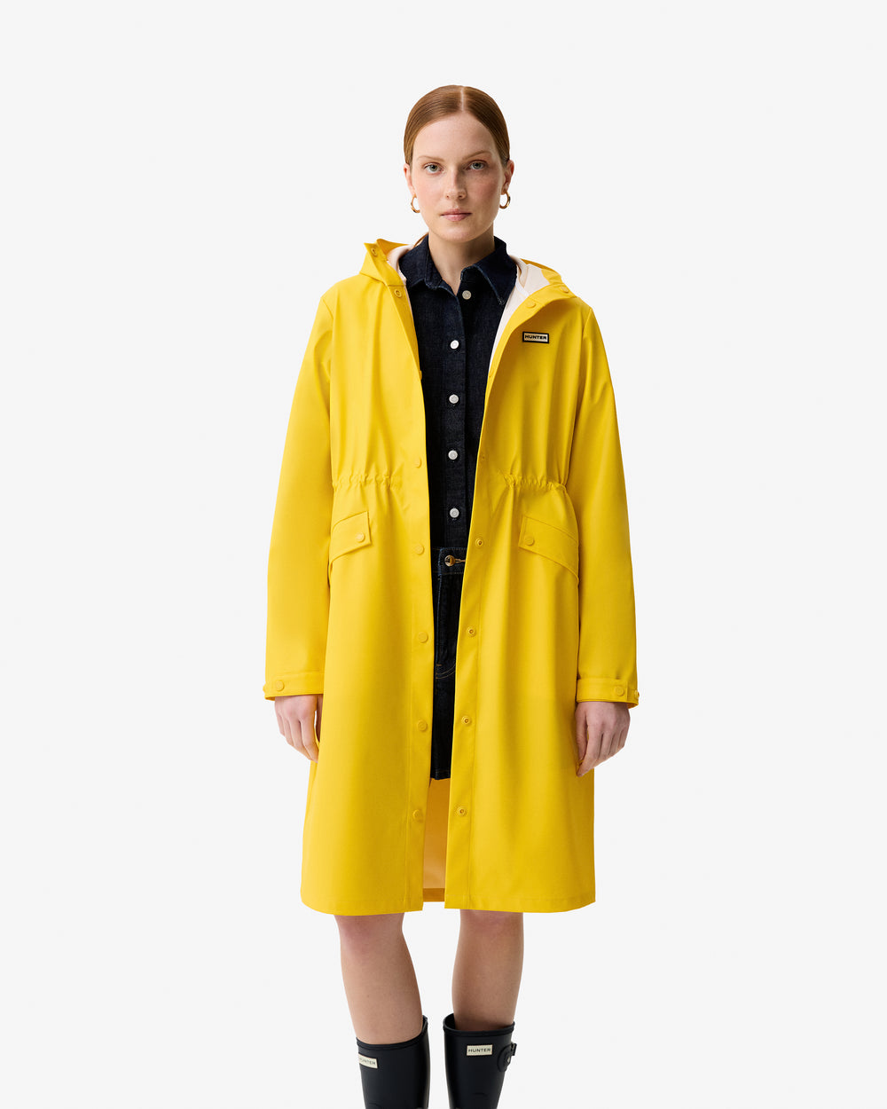 Women's Melissa PU Long Windbreaker