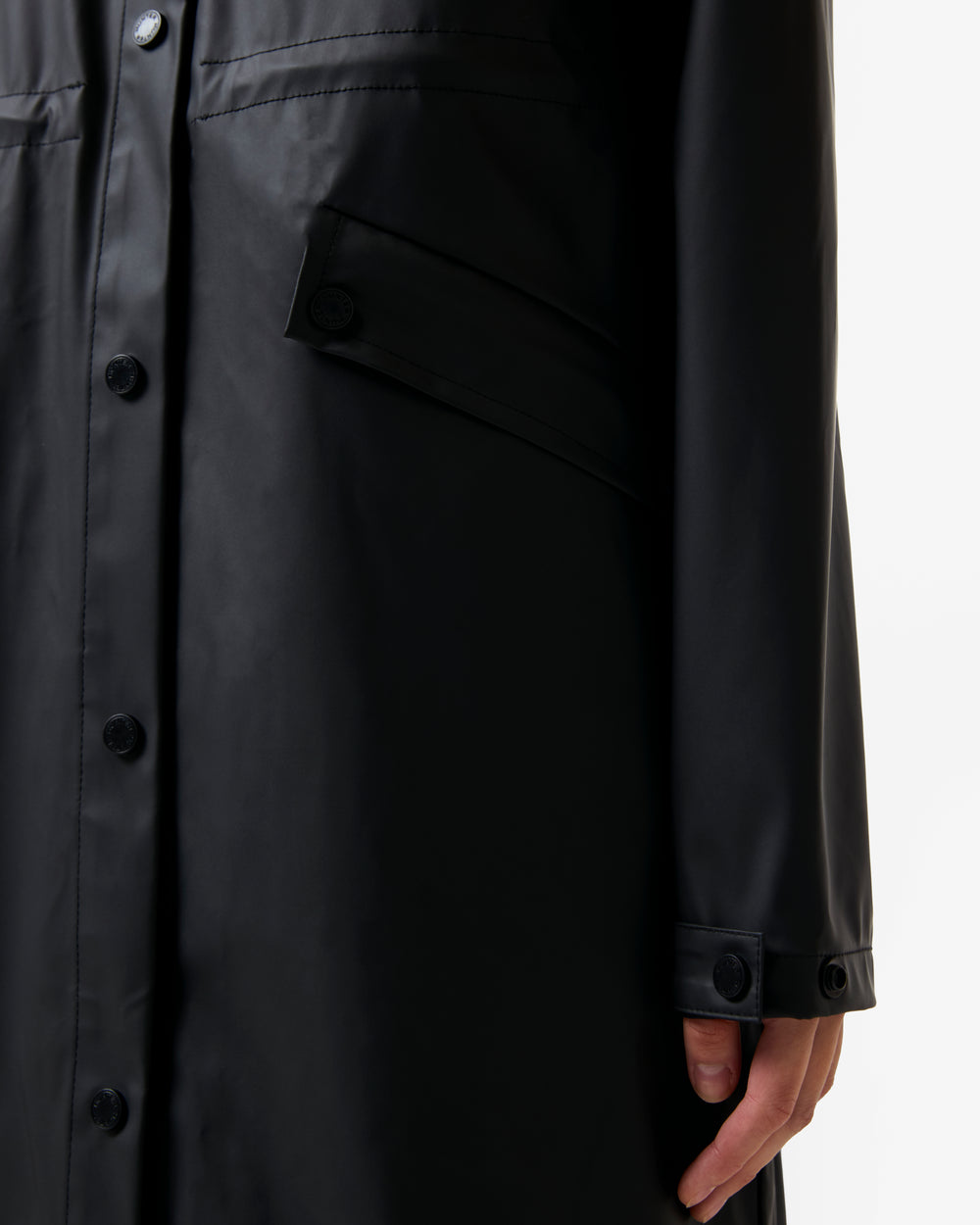Women's Melissa PU Long Windbreaker