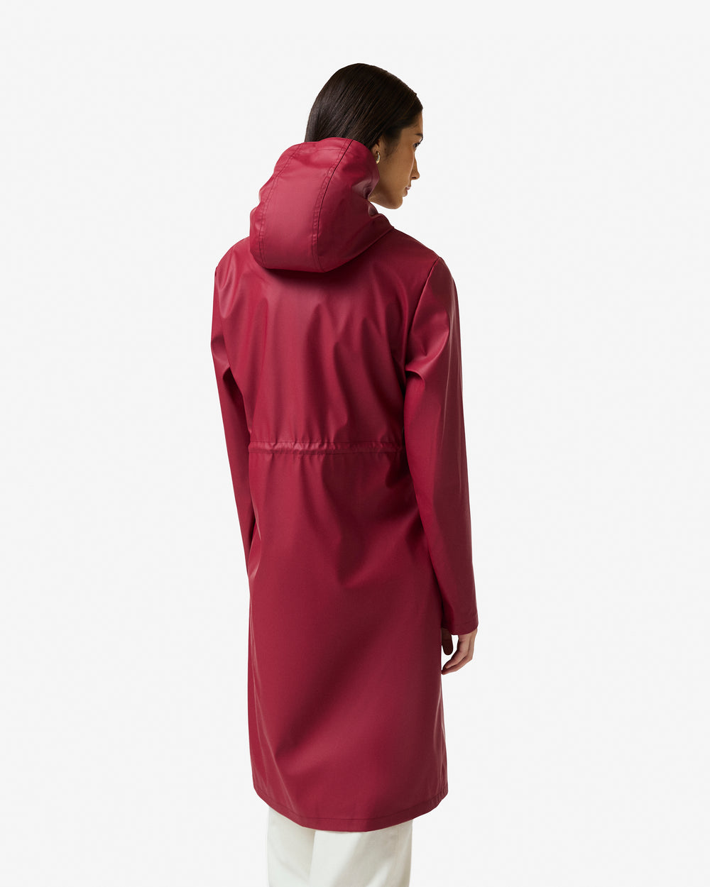 Women's Melissa PU Long Windbreaker