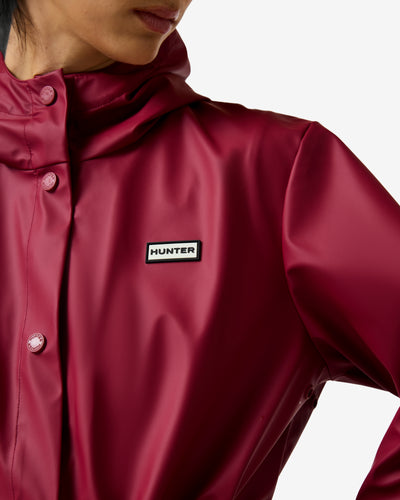 Women's Melissa PU Long Windbreaker