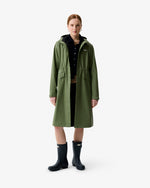 Melissa Long PU Windbreaker