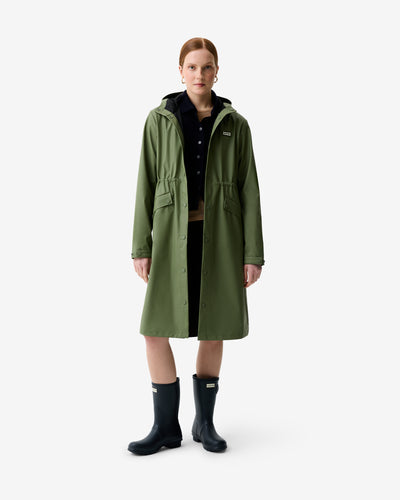 Melissa Long PU Windbreaker