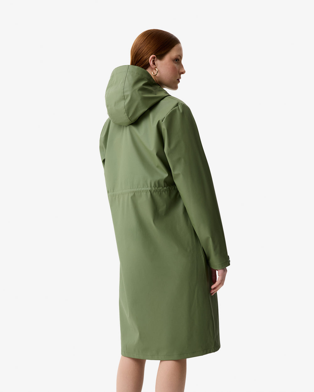 Melissa Long PU Windbreaker