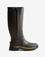 Men's Chocolate Brown Tall Zip Up Neo Lined Tech Balmoral Boot
