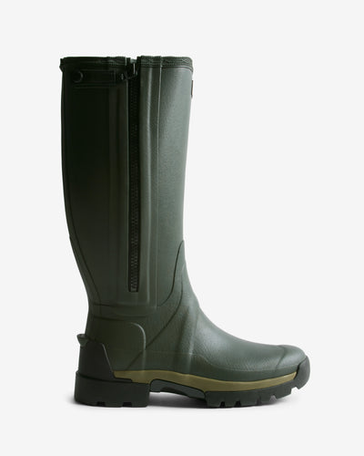 Men's Dark Olive Tall Zip Up Neo Lined Tech Balmoral Boot