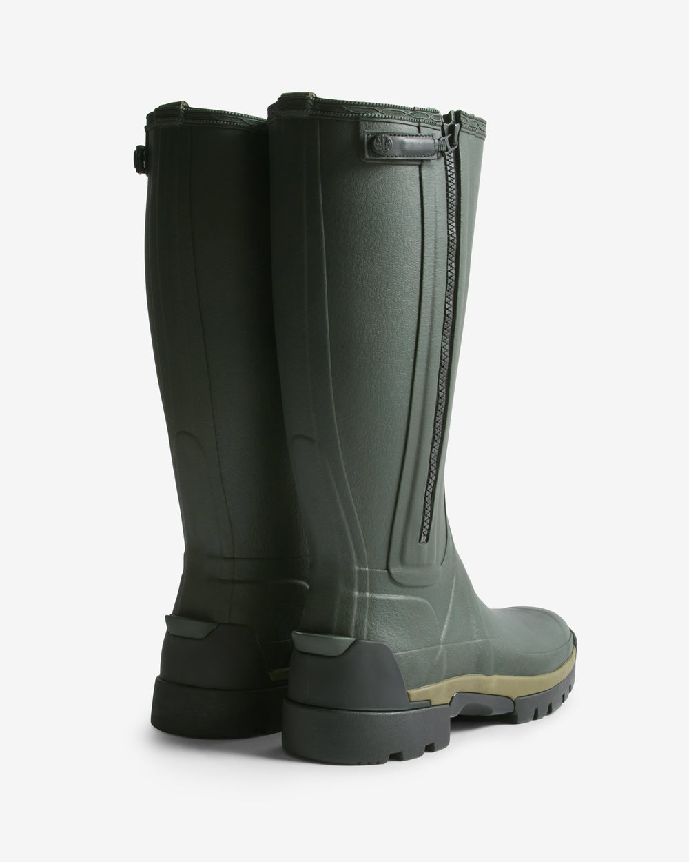 Men's Dark Olive Tall Zip Up Neo Lined Tech Balmoral Boot