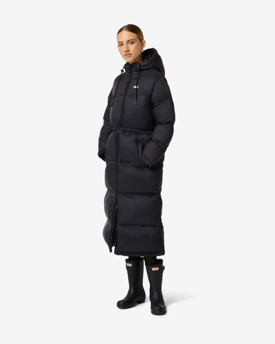 Women's Black Milfield Long Puffer Jacket
