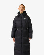 Women's Black Milfield Long Puffer Jacket
