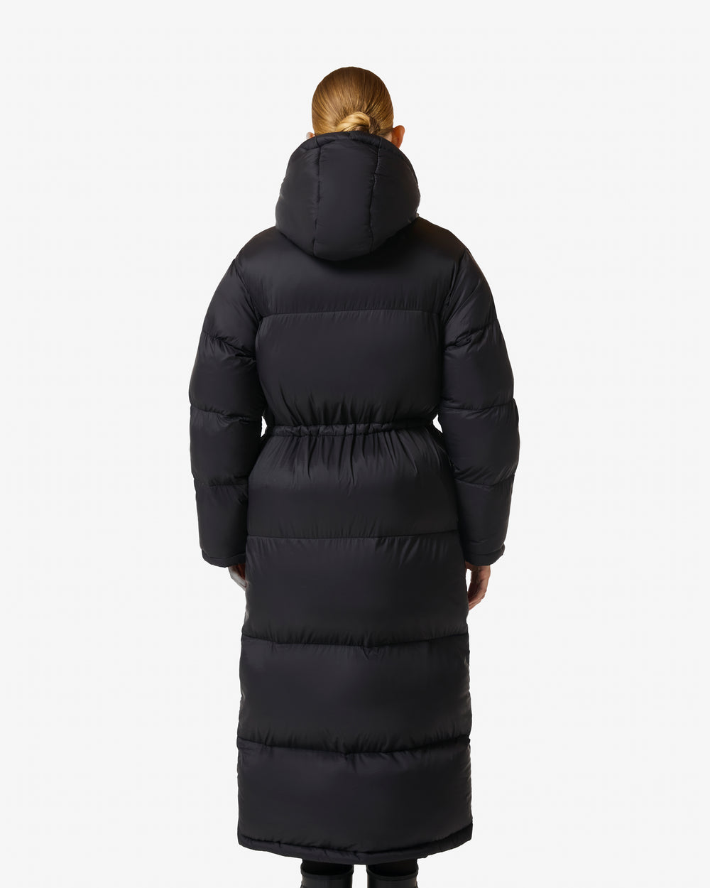 Women's Black Milfield Long Puffer Jacket