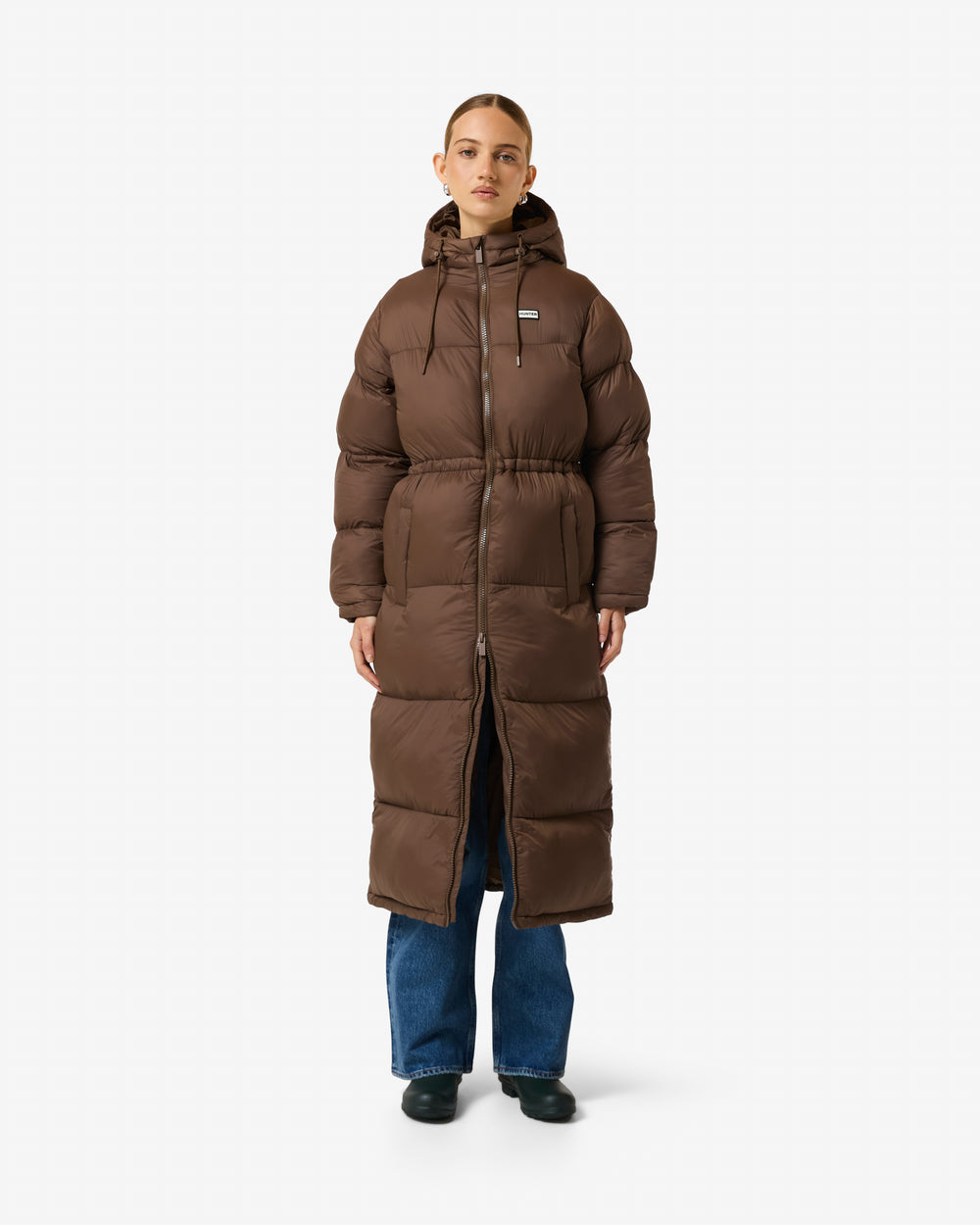 Women's Rain Drum Milfield Long Puffer Jacket