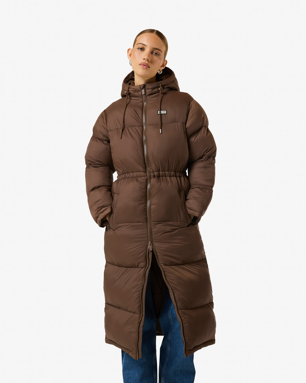 Women's Rain Drum Milfield Long Puffer Jacket