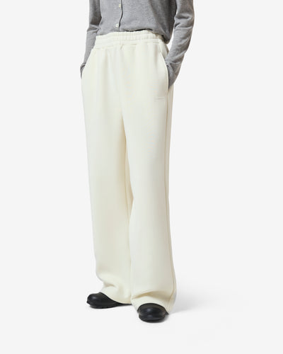 Women's Antique White Miriam Open Hem Trackpant