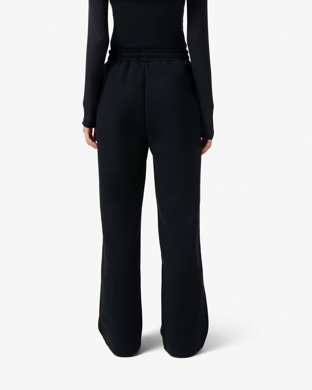 Women's Black Miriam Open Hem Trackpant