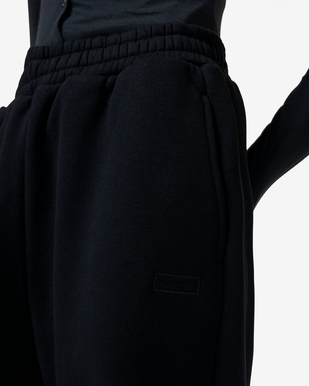 Women's Black Miriam Open Hem Trackpant