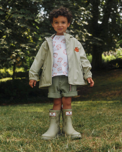 MAISON KITSUNÉ X HUNTER Kids Waterproof Rain Jacket