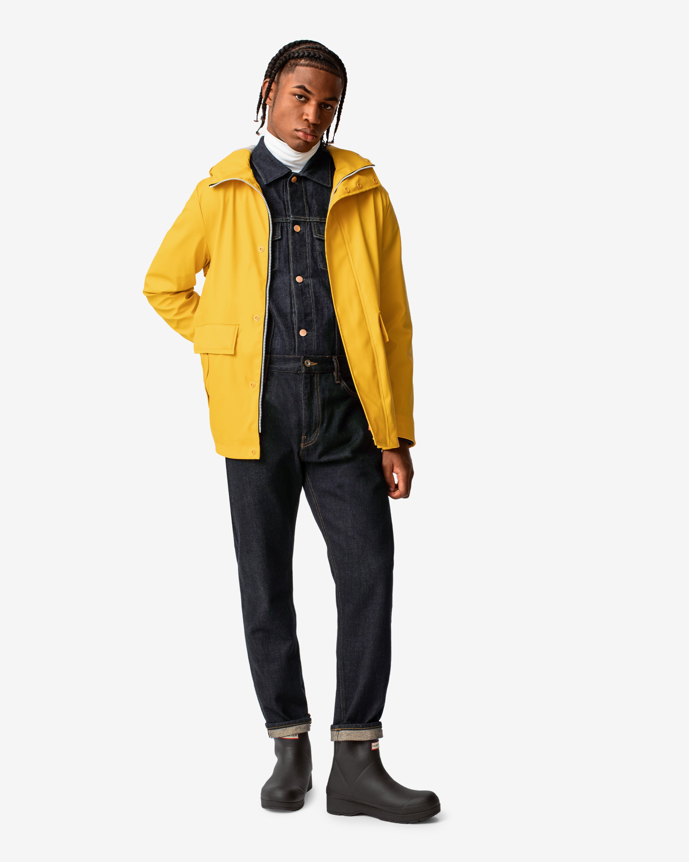 Mens on sale yellow raincoat