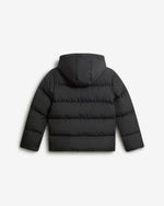 Kids Black Mohill Hooded Puffer Jacket