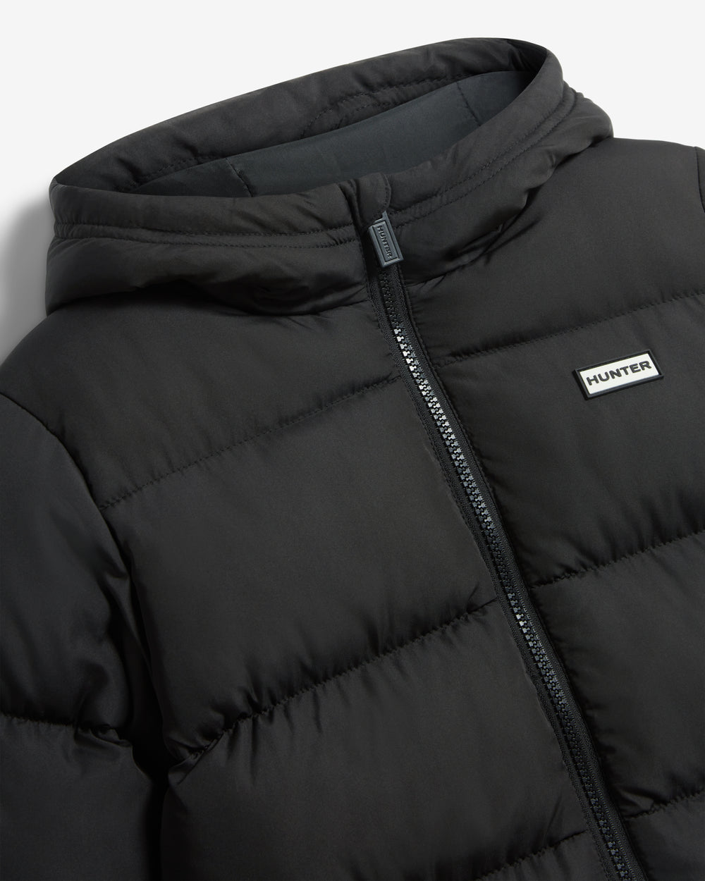 Kids Black Mohill Hooded Puffer Jacket