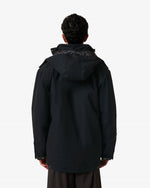 Displays a model wearing the Black 'Hunter' branded Men's Original 170 Yrs Anniversary Jacket