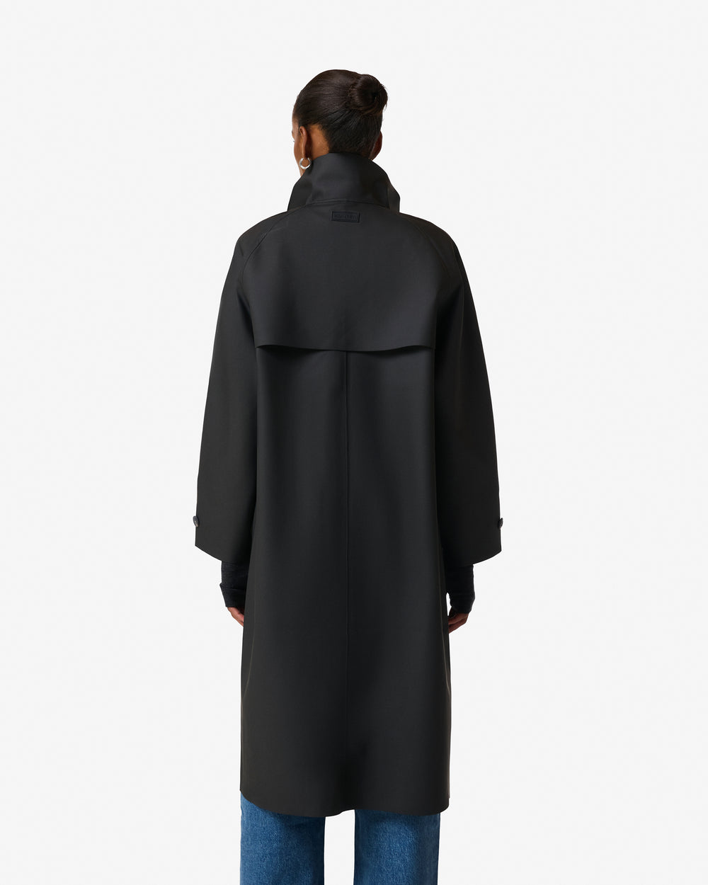 Women's Black Mayar Rain Coat